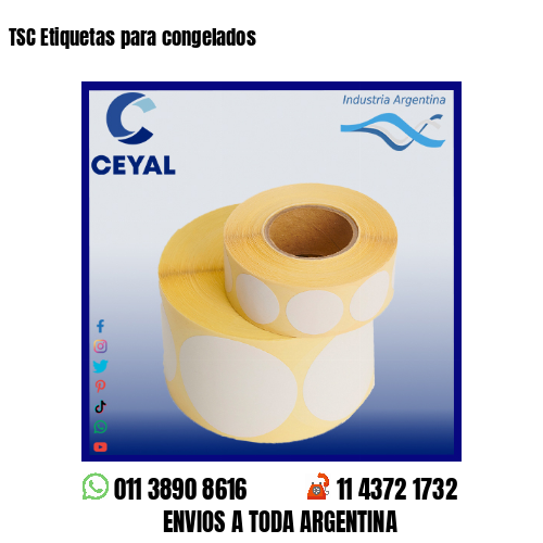 TSC Etiquetas para congelados