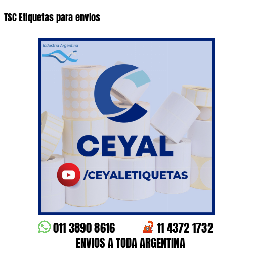TSC Etiquetas para envios