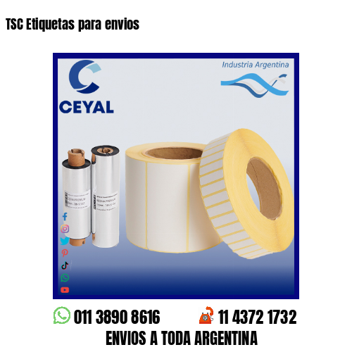 TSC Etiquetas para envios