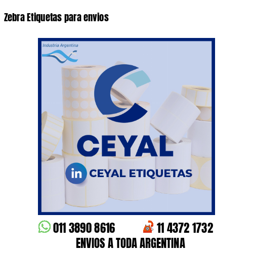 Zebra Etiquetas para envios
