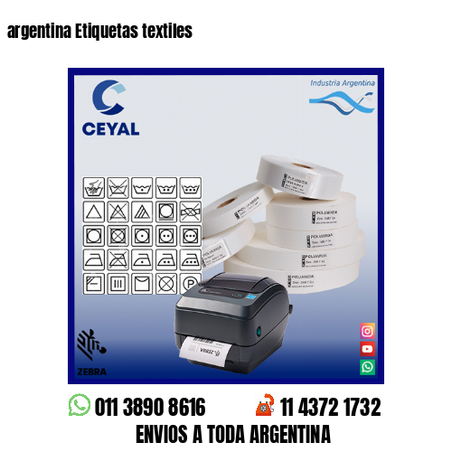 argentina Etiquetas textiles