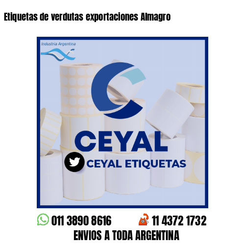 Etiquetas de verdutas exportaciones Almagro