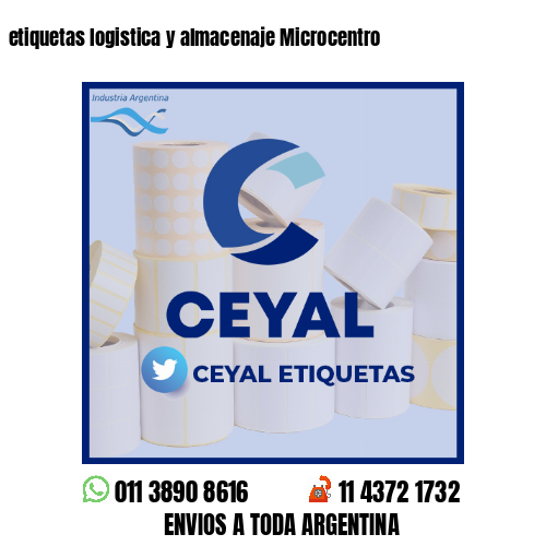 etiquetas logistica y almacenaje Microcentro