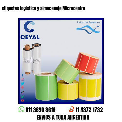 etiquetas logistica y almacenaje Microcentro