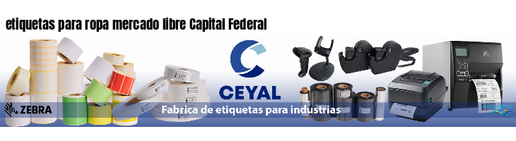 etiquetas para ropa mercado libre Capital Federal