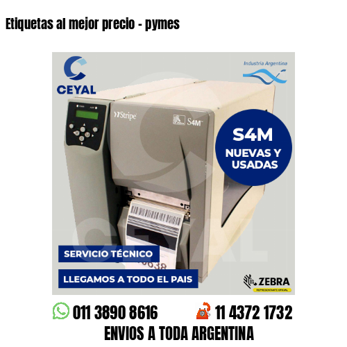 Etiquetas al mejor precio – pymes