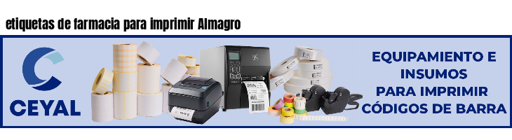 etiquetas de farmacia para imprimir Almagro