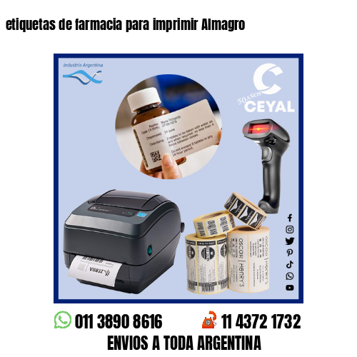 etiquetas de farmacia para imprimir Almagro