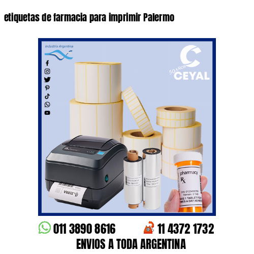 etiquetas de farmacia para imprimir Palermo