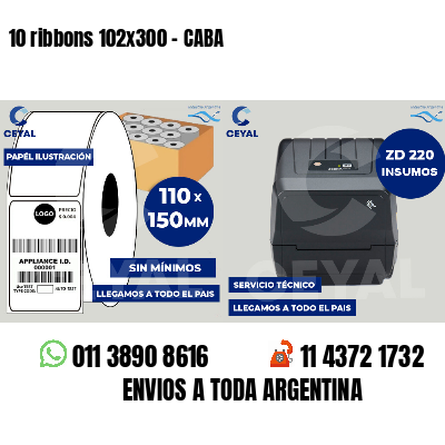 10 ribbons 102x300 - CABA
