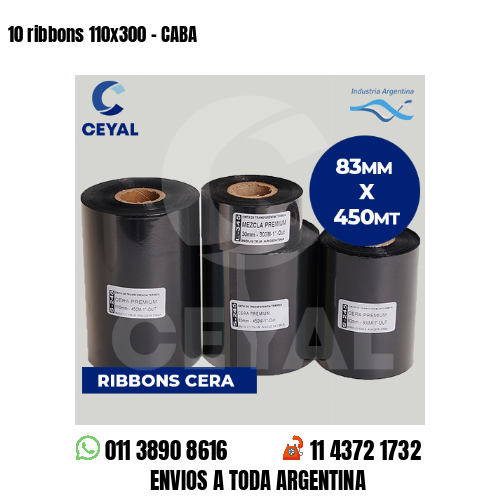10 ribbons 110×300 – CABA