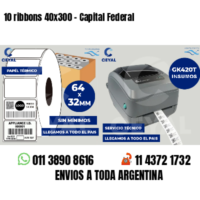 10 ribbons 40x300 - Capital Federal