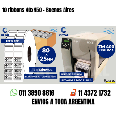 10 ribbons 40x450 - Buenos Aires