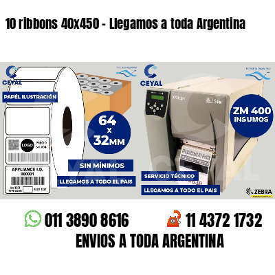 10 ribbons 40x450 - Llegamos a toda Argentina