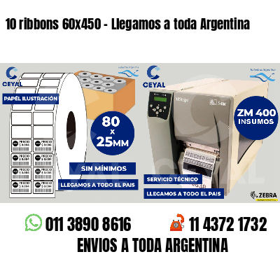 10 ribbons 60x450 - Llegamos a toda Argentina