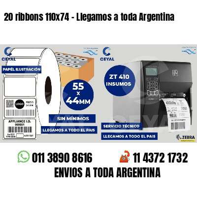 20 ribbons 110x74 - Llegamos a toda Argentina