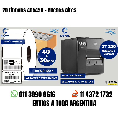 20 ribbons 40x450 - Buenos Aires