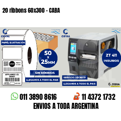 20 ribbons 60x300 - CABA