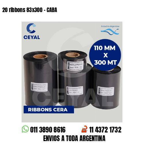 20 ribbons 83×300 – CABA