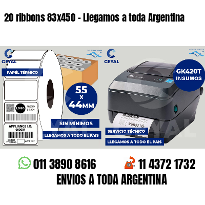 20 ribbons 83x450 - Llegamos a toda Argentina