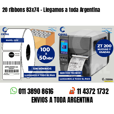 20 ribbons 83x74 - Llegamos a toda Argentina