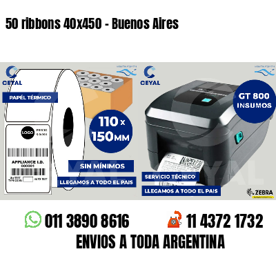 50 ribbons 40x450 - Buenos Aires