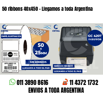 50 ribbons 40x450 - Llegamos a toda Argentina