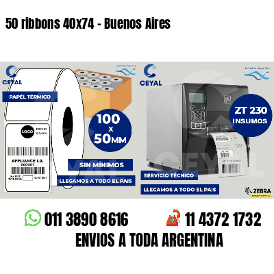 50 ribbons 40x74 - Buenos Aires