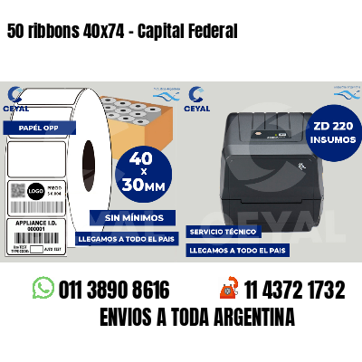 50 ribbons 40x74 - Capital Federal
