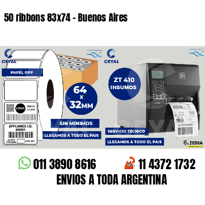50 ribbons 83x74 - Buenos Aires