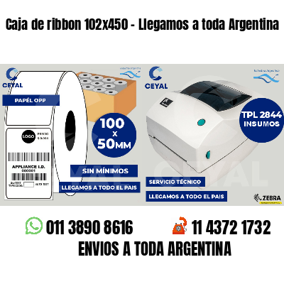 Caja de ribbon 102x450 - Llegamos a toda Argentina