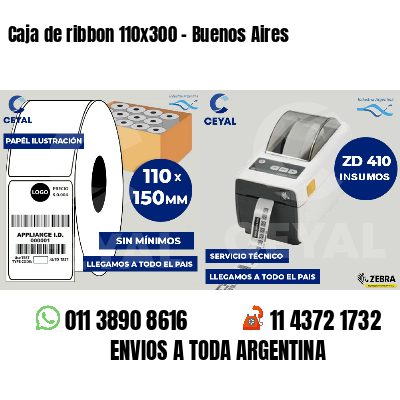 Caja de ribbon 110x300 - Buenos Aires