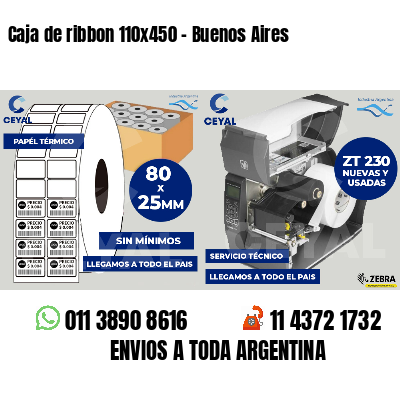 Caja de ribbon 110x450 - Buenos Aires