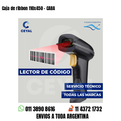 Caja de ribbon 110x450 - CABA