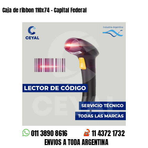 Caja de ribbon 110x74 - Capital Federal