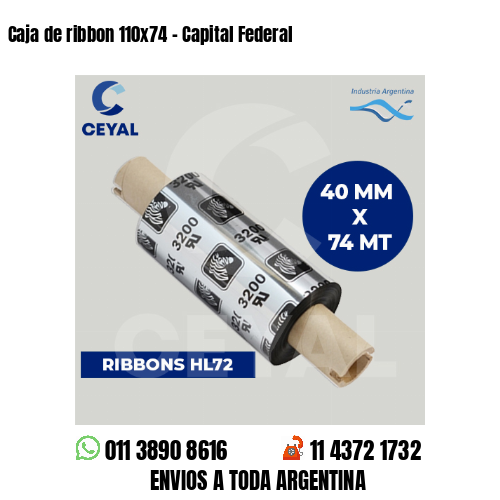 Caja de ribbon 110×74 – Capital Federal