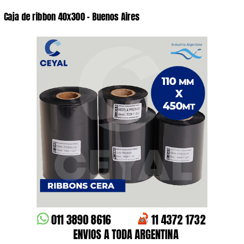 Caja de ribbon 40×300 – Buenos Aires