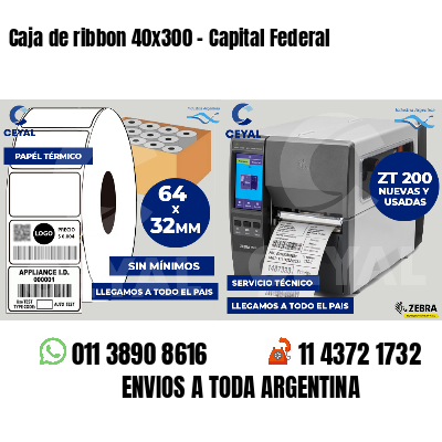 Caja de ribbon 40x300 - Capital Federal