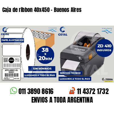 Caja de ribbon 40x450 - Buenos Aires