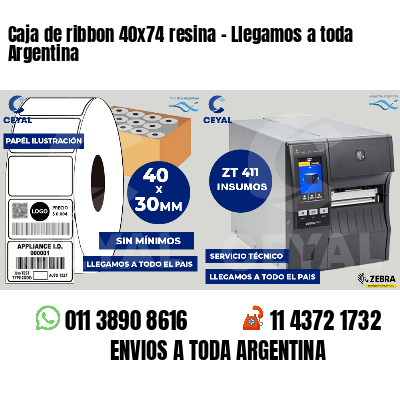 Caja de ribbon 40x74 resina - Llegamos a toda Argentina