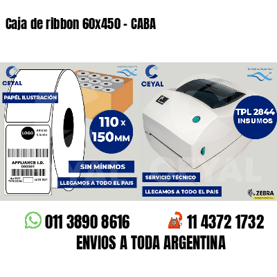 Caja de ribbon 60x450 - CABA