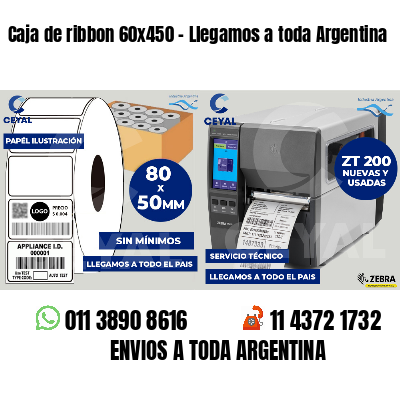 Caja de ribbon 60x450 - Llegamos a toda Argentina