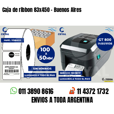 Caja de ribbon 83x450 - Buenos Aires