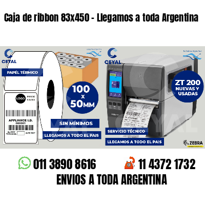 Caja de ribbon 83x450 - Llegamos a toda Argentina