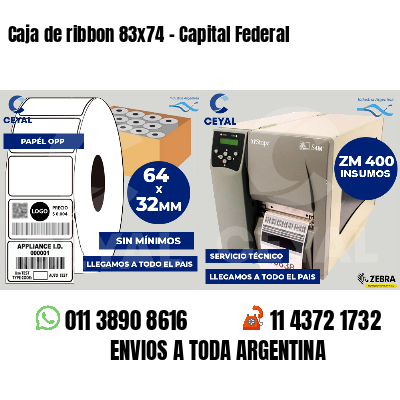 Caja de ribbon 83x74 - Capital Federal