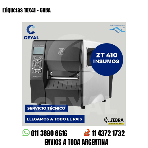 Etiquetas 10×41 – CABA