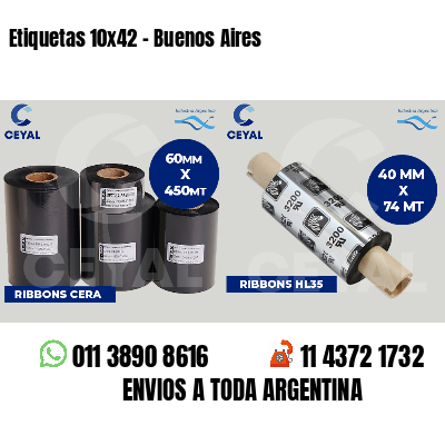 Etiquetas 10x42 - Buenos Aires