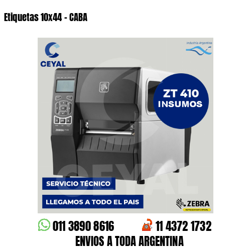 Etiquetas 10×44 – CABA