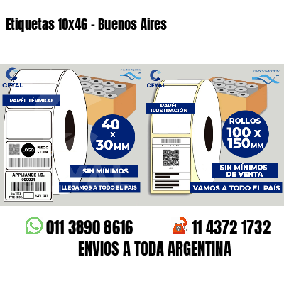 Etiquetas 10x46 - Buenos Aires