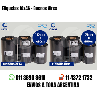 Etiquetas 10x46 - Buenos Aires